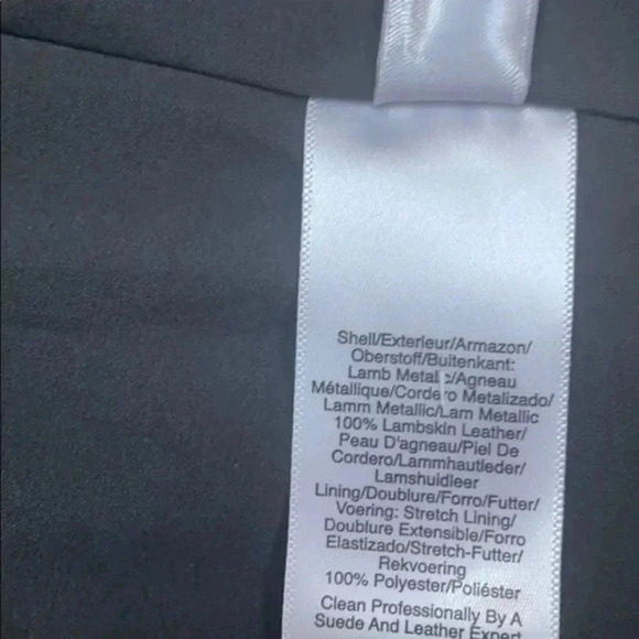 Dkny leather metallic women trench coat - Picture 11 of 14